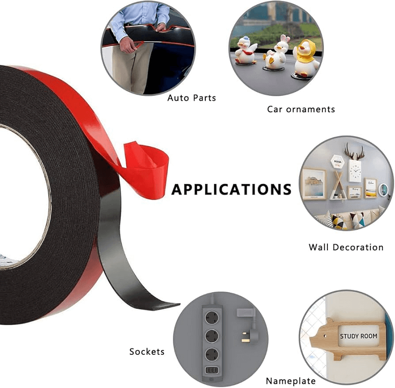 double sided pe foam tape application