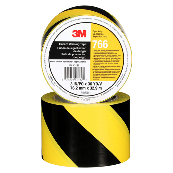 yellow and black stripe tape