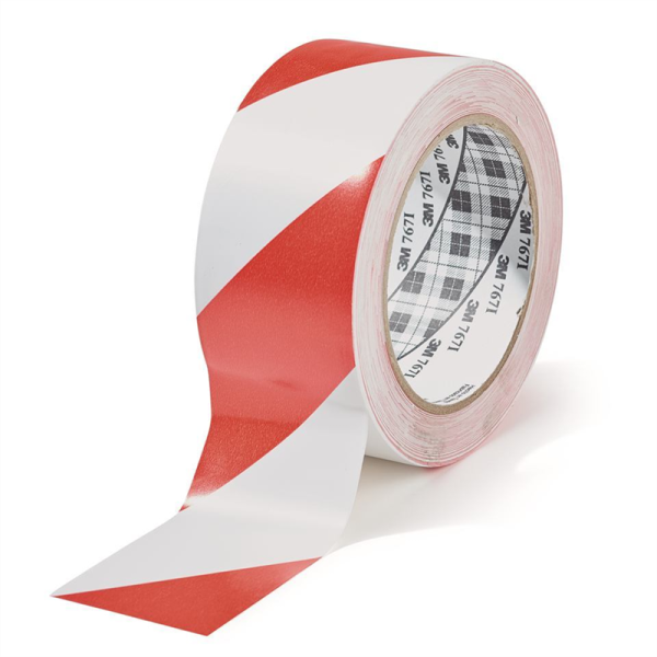 red white safety tape