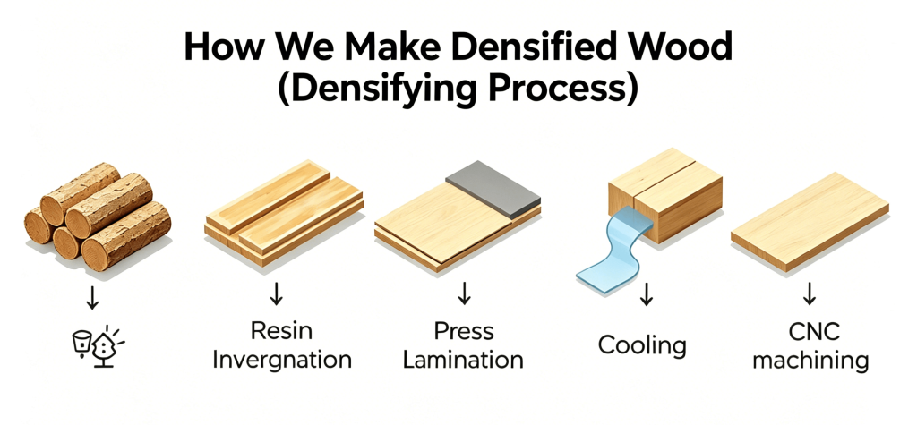 How We Make Densified Wood